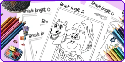 Englidoo - Color the Brave Knights